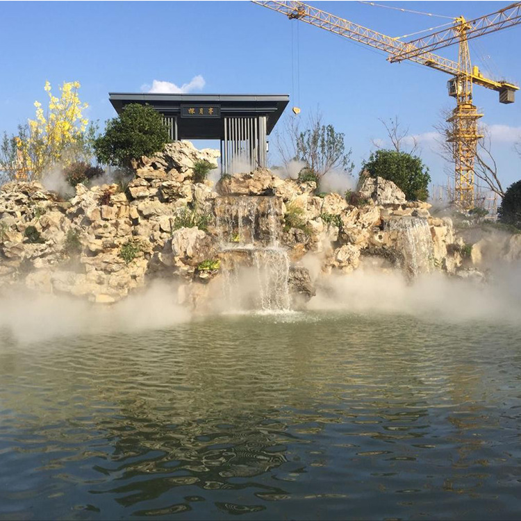 厂家直销雾森系统景区园林造景设备露营地降温雾化雾森造雾机节能