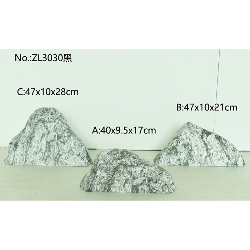 Jardín rocalla paisajismo decoración de resina piedra falsa película de filmación espuma micro paisaje piedra de simulación de musgo