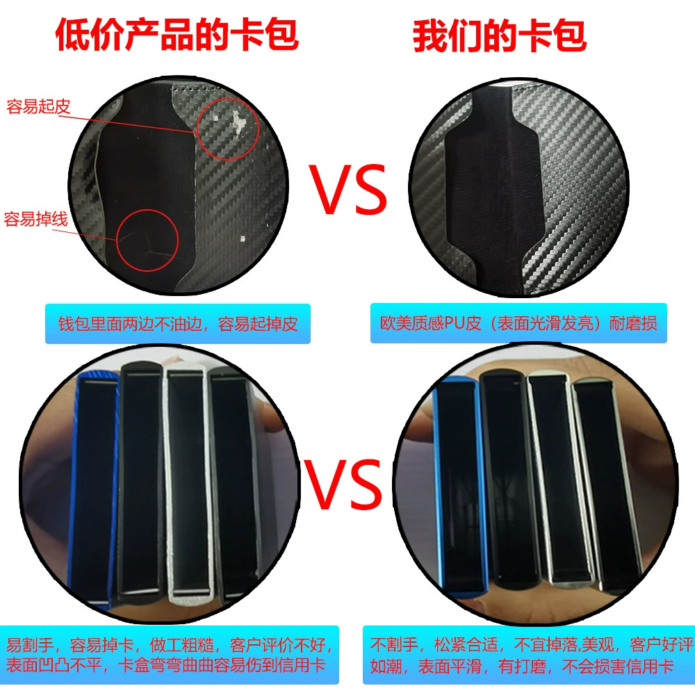 Wallet, short card holder, anti-theft