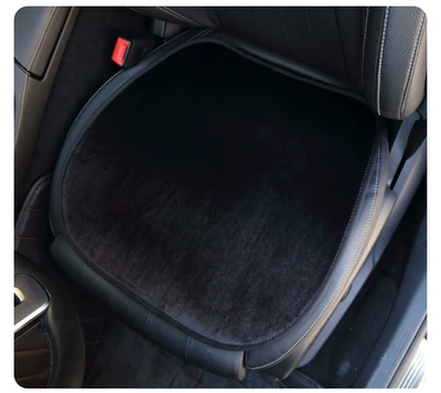 Heated Seat Cushion Car Graphene Car 5V Warm Office Plush Home Butt Cushion USB Electric Heating (Multi-function pad) - ordinary-heated-black-large-size