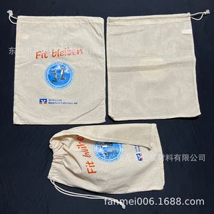 Wholesale Cotton and Linen Bread Bags with Printable Logo, Linen and Cotton Bread Canvas Bags, Drawstring Drawstring Universal Packaging Bags