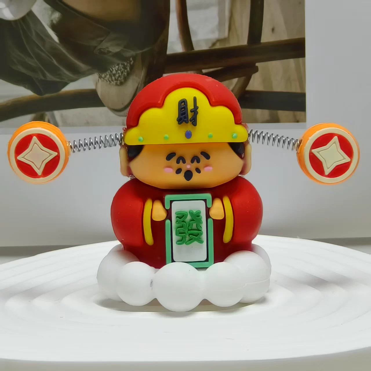 2025 Интернет-знаменитости, популярные украшения «Бог богатства», автомобильный офис, украшение для автомобиля «Бог богатства», маленькие фигурки, автомобильные украшения