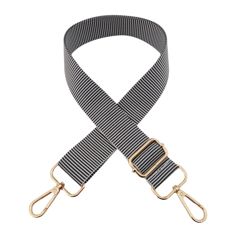 Polyester Cotton Stripe Bag Strap display picture 3