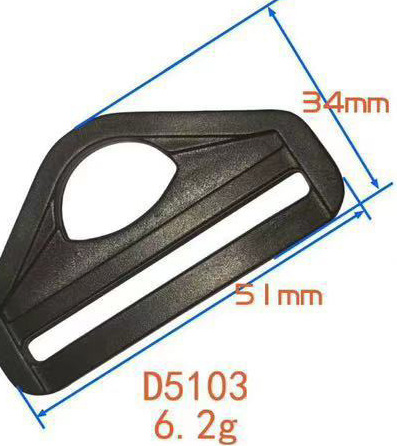 Venta directa de fábrica de hebillas de plástico en forma de D, hebillas de cinco puntas, hebillas triangulares, hebillas de media luna, hebillas de ajuste y hebillas en forma de D. image 20