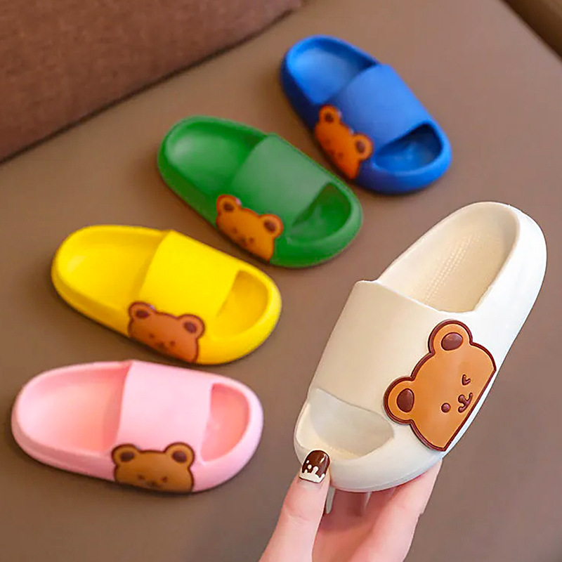 Home children's cartoon cute non-slip women's slippers platform for…