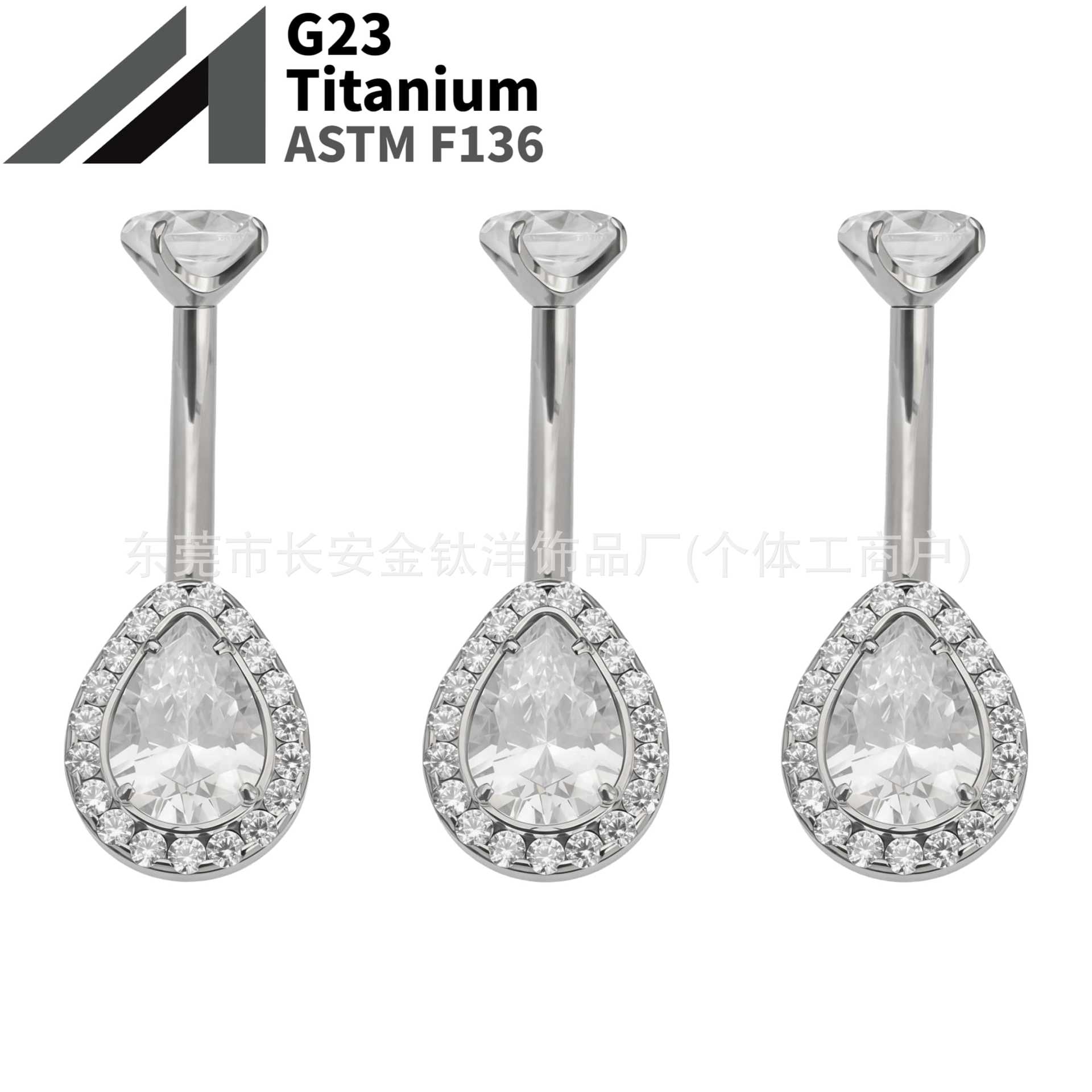 16G labret stud size and finish detail