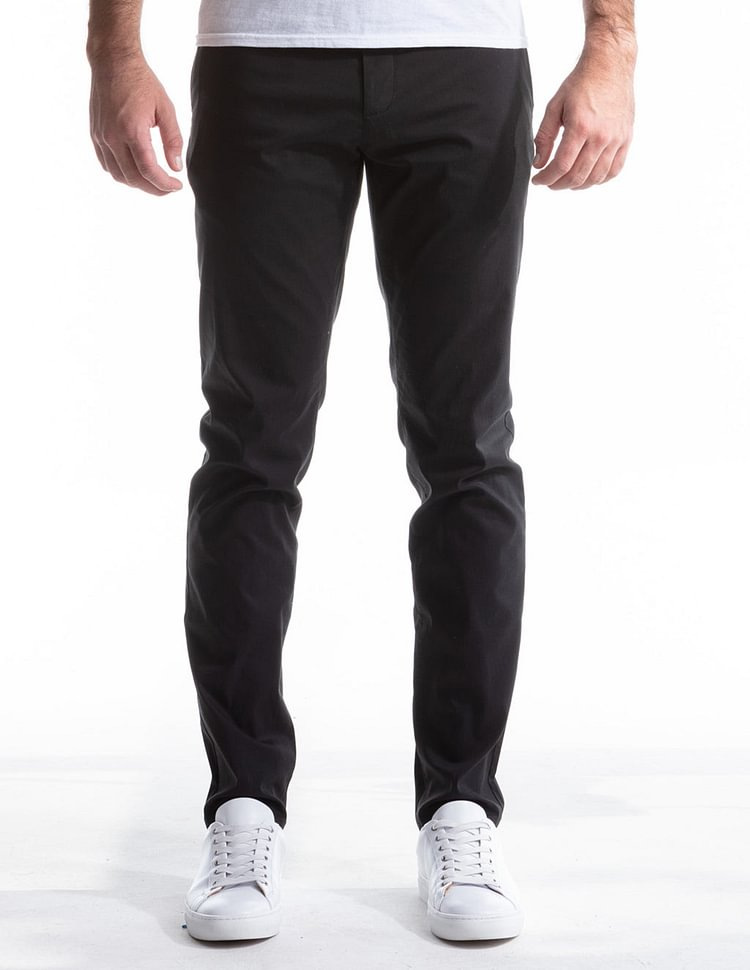 Nouveau décontracté pour hommes, pantalon d'affaires pour hommes de style automne, pantalon long en coton pur à haute élasticité en sergé tube droit_voghion.com