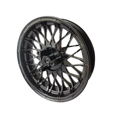 Wheel Modified Hub for Niu N1S: Hub - 12-inch-275-inch-wide-tread-daisy-pattern-dual-disc-brake-118mm-mounting-hole