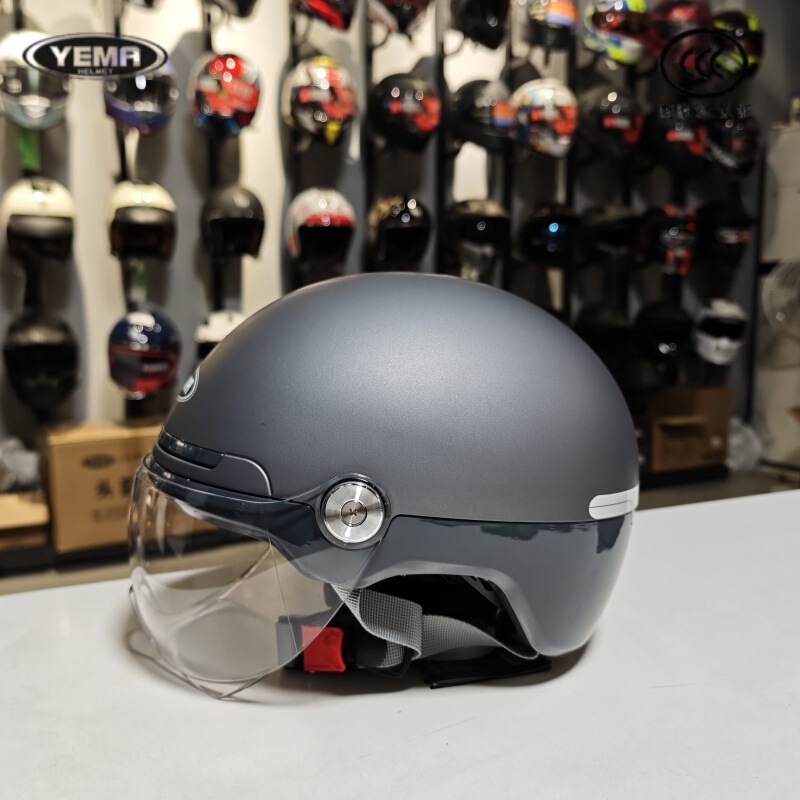 Mustang 3C certification YM369S two-color commuter helmet new national standard motorcycle electric car helmet summer light