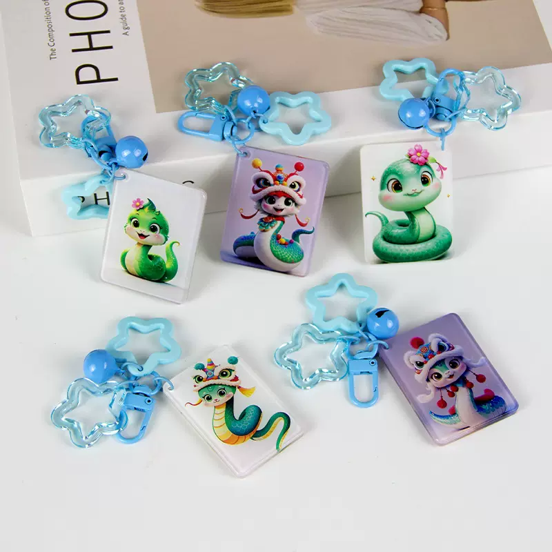 亚克力钥匙扣定制logo卡通国潮文创立牌旅行挂件动漫明星周边定做