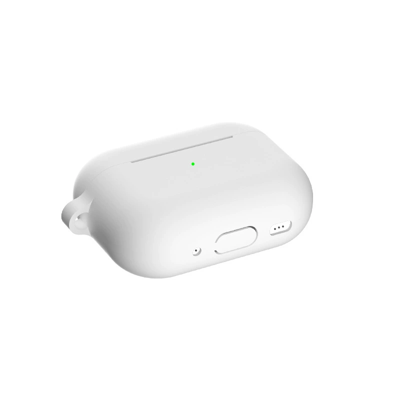 Силиконовый защитный чехол для Apple AirPods Pro 2, 2 мм, варианты мультицвета и металлической пряжки
