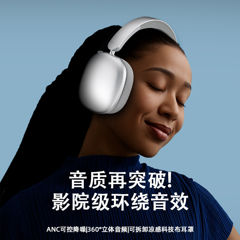 2025新款头戴式耳机超长续航ANC主动降噪无线蓝牙耳机适用苹果|undefined