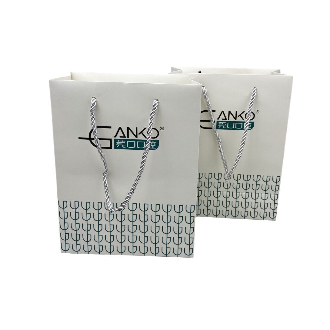 牙科诊所手提袋定口腔医院纸袋宣传礼品袋白卡加厚包装袋