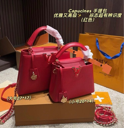 Foreign Trade Micro-Business Dropshipping Capucines 2026 Lychee Pattern Handbag for Ladies, Evening Bag, Elegant Shoulder and Crossbody Bag Foreign Trade Micro-Business Dropshipping Capucines 2026 Lychee Pattern Handbag for Ladies, Evening Bag, Elegant Shoulder and Crossbody Bag