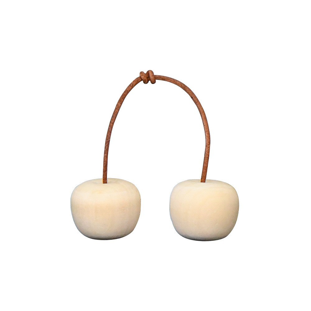 Nuevo producto bricolaje pintado a mano madera embrión fruta árbol de Navidad campana hongo casa se puede colorear regalo de vacaciones preescolar