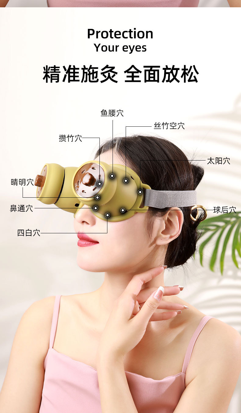 Eye Moxibustion Device Smokeless Eye Warming Kit with 54 Moxa Sticks for Home Eye Care and Relaxation key features