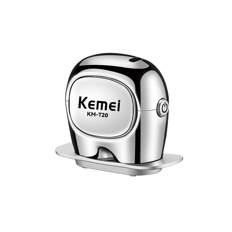 科美/KEMEI電気かみそりミニ携帯全身水洗い小鋼砲髭剃り|undefined