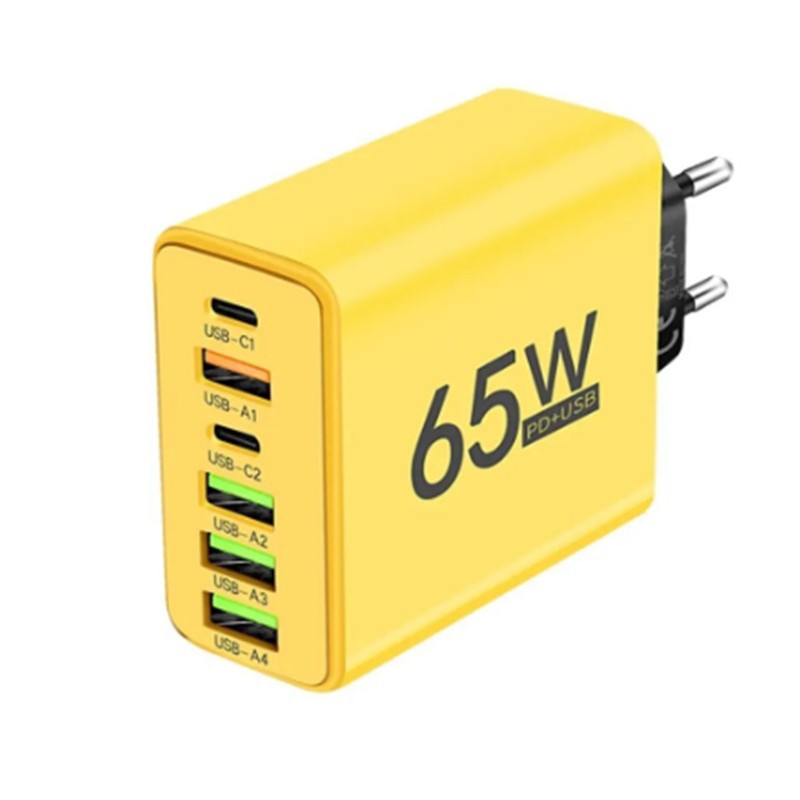 65w氮化镓UL认证充电器可充电适用华为手机平板笔记本KC快充