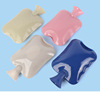Factory direct 2021 autumn and winter PVC injection hot water bag thickened transparent high-density hot water bottle handbag