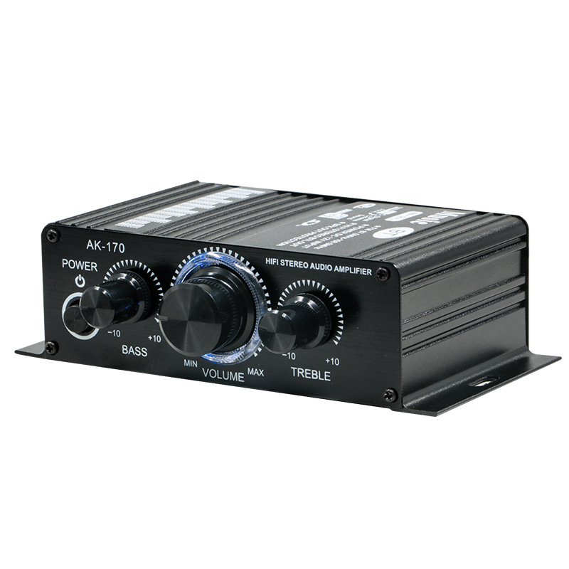 Мини-усилитель HiFi AK170 черный без Bluetooth