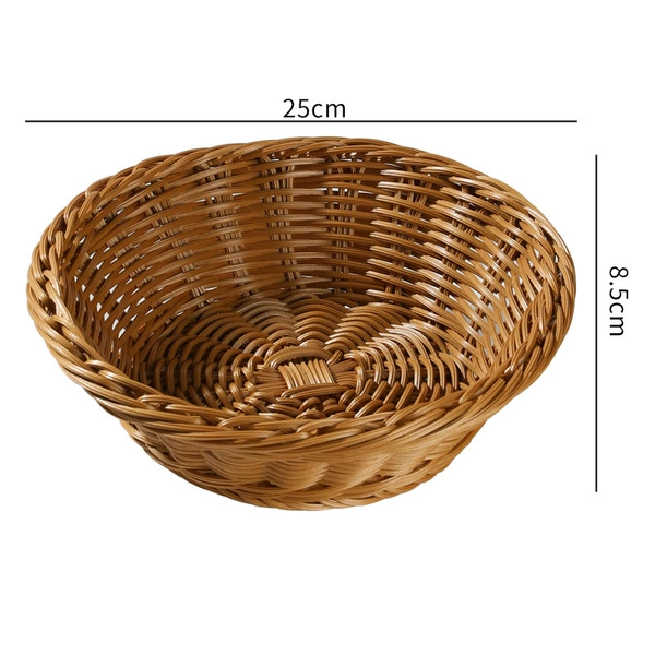 Round light brown 25*H8.5cm♜♜