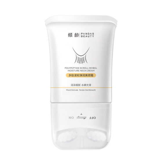Tilting Polypeptide Roller Beauty Neck Cream 100g Double Roller V-shaped Neck Cream Fades Neck Care