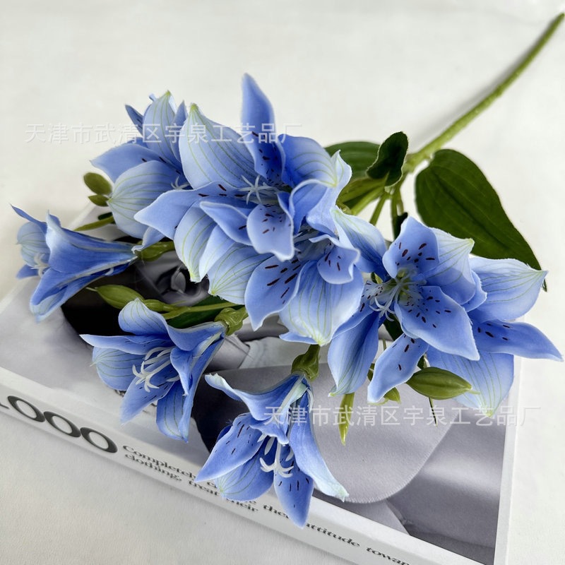 Narciso lirio flor artificial hogar interior flor decorativa pantalla fotografía foto apoyos boda arreglo floral