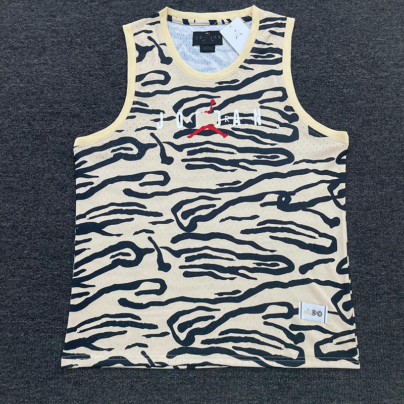 Breathable Vest American Style Aj Flying Man Loose Casual Training Sports Fitness Vest Sleeveless Basketball Quick-Drying T-Shirt Summer