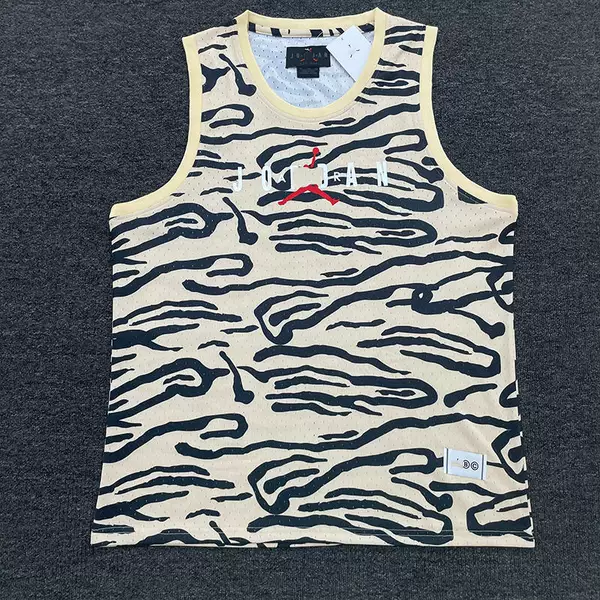 Breathable Vest American Style Aj Flying Man Loose Casual Training Sports Fitness Vest Sleeveless Basketball Quick-Drying T-Shirt Summer