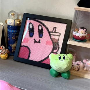 Diamond painting star Kabi with frame diy cartoon children students hand creative paste diamond embroidery decorative painting
