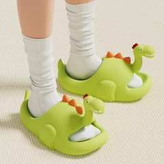 Dinosaur slippers for women in summer cute cartoon indoor home bathroom bath EVA slippers that feel like stepping on shit and can be worn outside