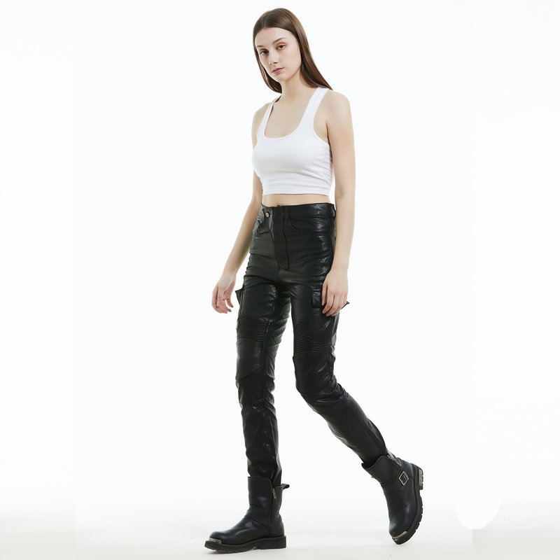 VOLERO motocicleta montar pantalones multi-Bolsa de ropa de trabajo de carreras impermeable anti-caída Pantalones mujer Caballero motocicleta casual pantalones de cuero