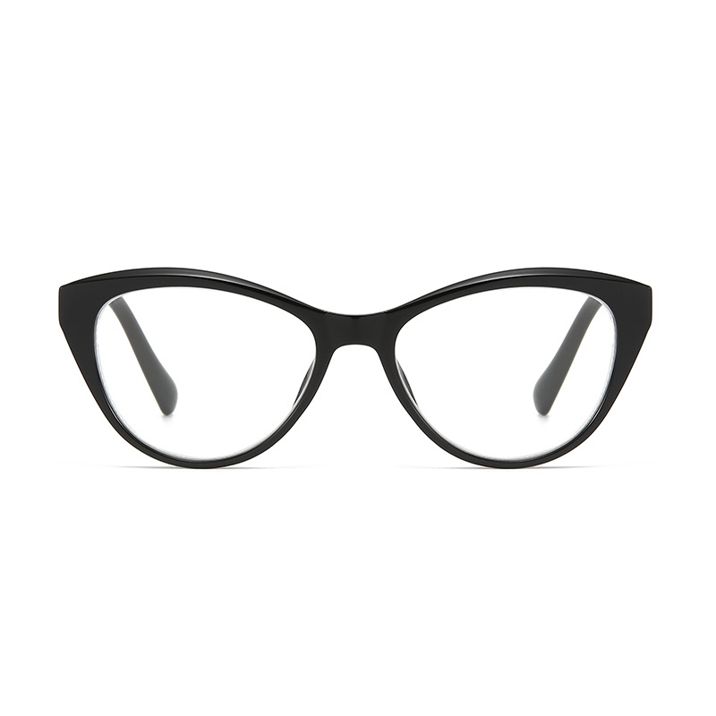 Nuevas gafas de lectura anti-luz azul de moda, marco de ojo de gato para mujer, versión coreana, personalidad cómoda, espejo de mediana edad y ancianos, modelo de celebridad de Internet