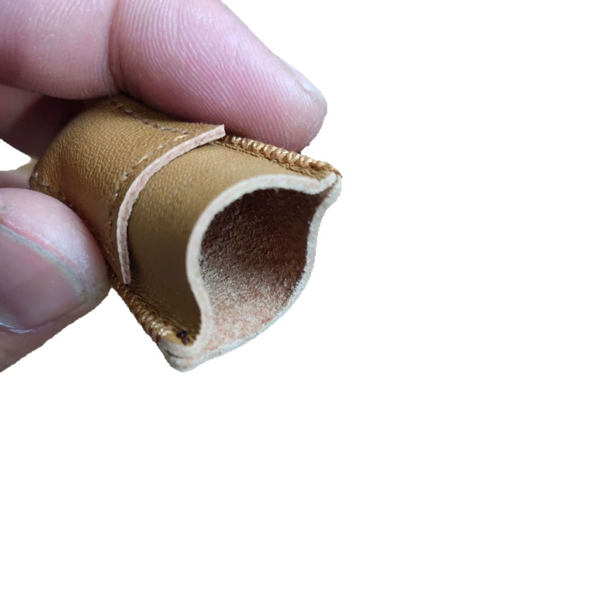 Sheepskin thimble cots, knitting tool accessories, cowhide thimble cots, thimble cots, sewing tools