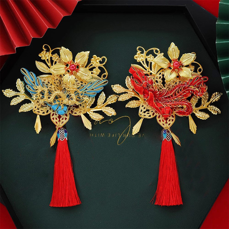 Casamiento flor de pecho chino alto sentido bandera flotante novio y novia familia boda conjunto completo de suministros de boda al por mayor
