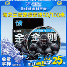 海龙王碳线路亚前导线专用正品强拉力子线耐磨海钓矶钓高端鱼线