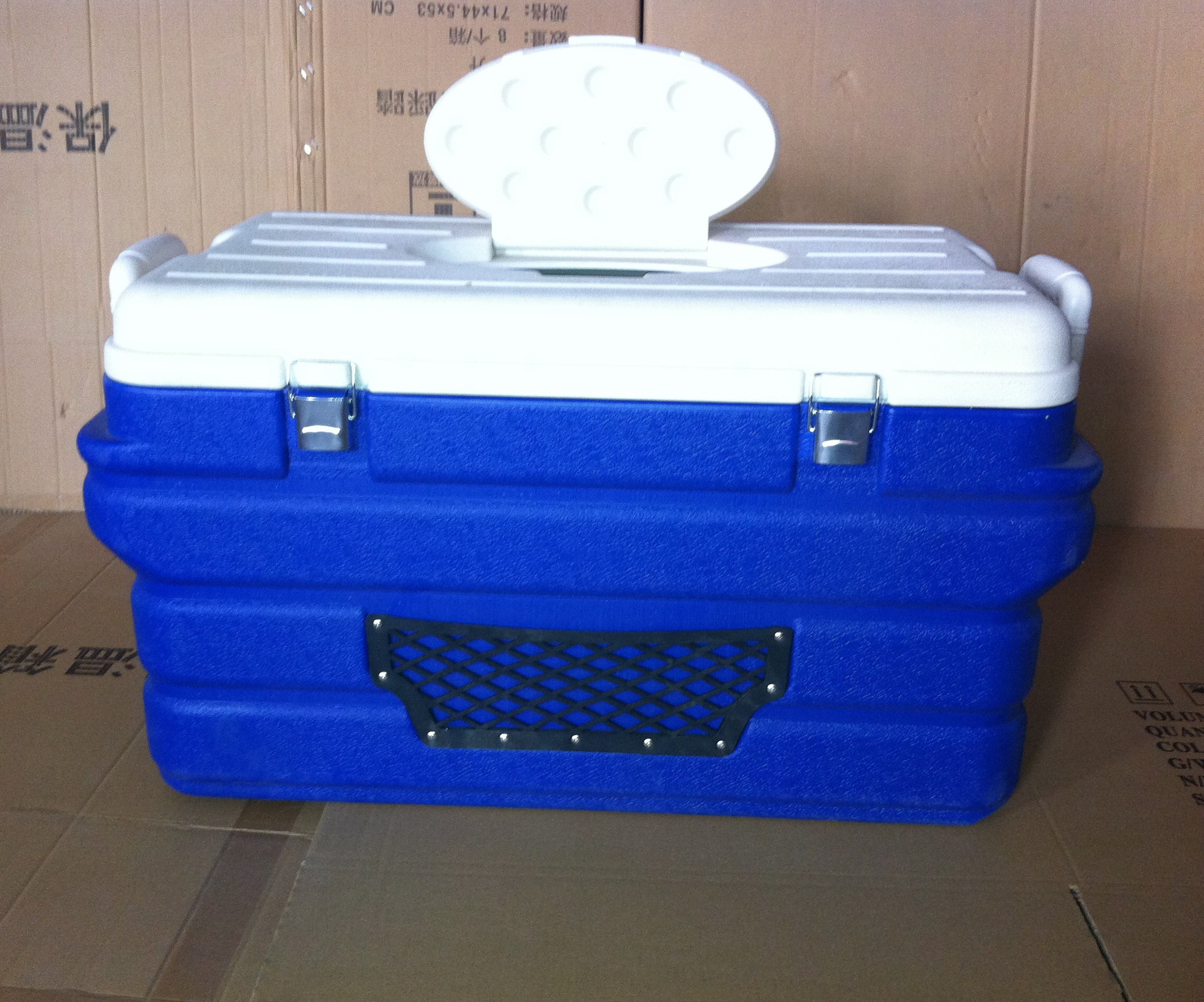 科扬保温冷藏箱100升/90L 保鲜储运送奶箱保冷保热箱牛奶箱开小窗