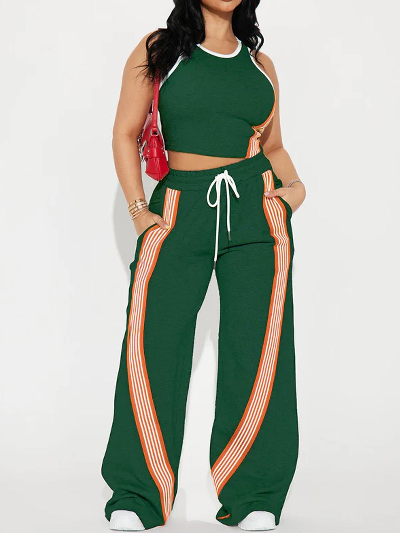 Conjunto de pantalón y chaleco para mujer formal y casual_voghion.com