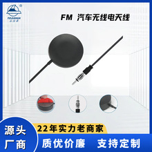 跨境供应FM车载天线增强信号FM天线高增益汽车收音机天线3米线