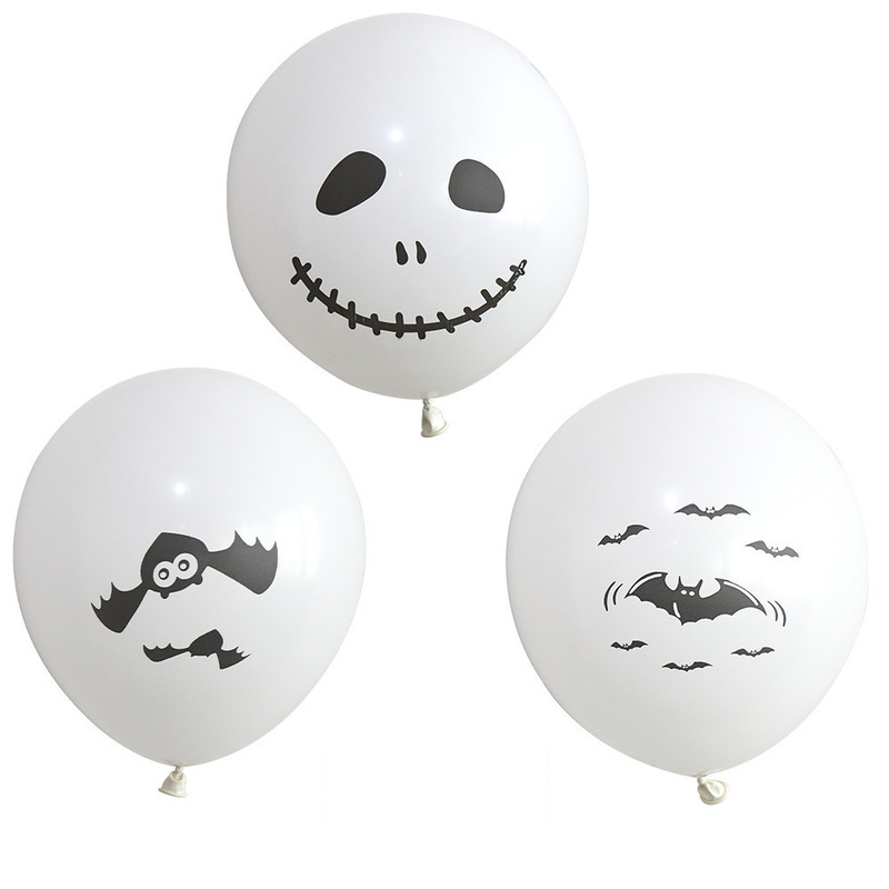 ハロウィーン風船装飾セット印刷パーティー用品コウモリハロウィーン道具鬼節ラテックスカボチャ風船|undefined