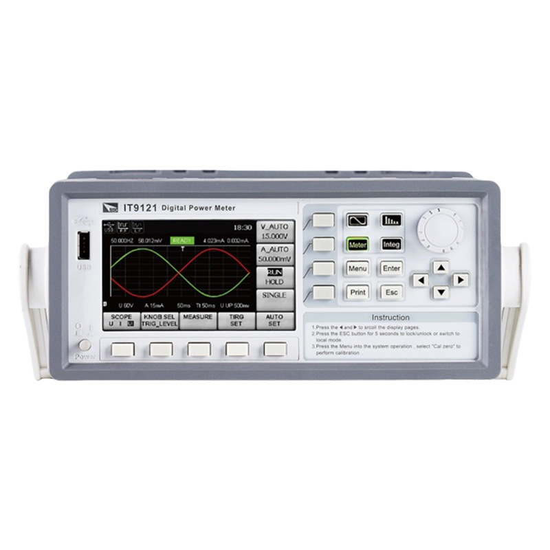 ITECH艾德克斯IT9121E交直流功率表分析仪测量仪IT9121带谐波测试