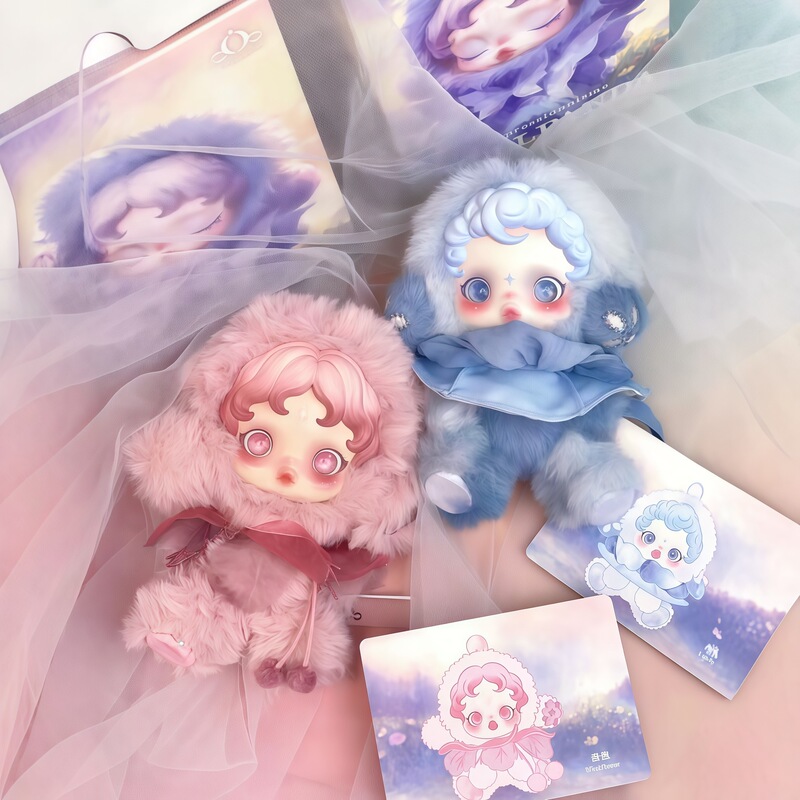 现货泡泡玛特SKULLPANDA光织园系列SP冬日乐章二代搪胶盲盒挂件批|undefined