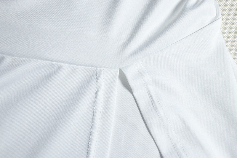 Women Clothing Solid Color Skirt Set Sexy Sleeveless Off Shoulder Top Split Skirt Set 13 Women Clothing Solid Color Skirt Set Sexy Sleeveless Off Shoulder Top Split Skirt Set