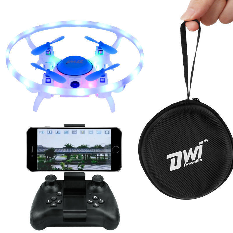 항공 사진 - 눈부신 조명 버전 고정 높이 - 파란색 - 휴대용 가방 + 배터리 1개 [무료 리모컨 배터리]