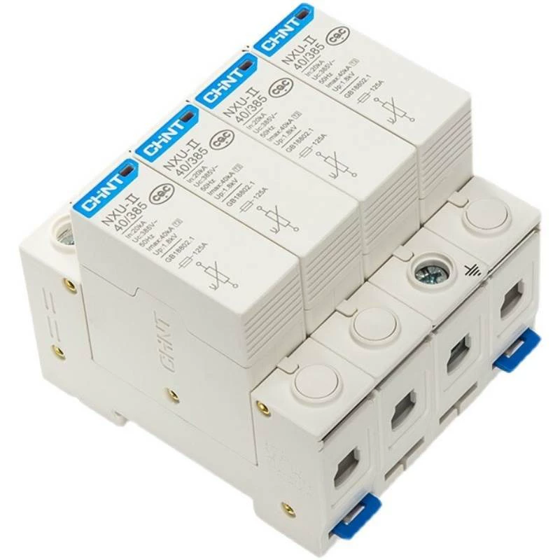 Защита от молний NXU-I+II 12,5KA/4P 2P 3P 385V 275V Emully Promoting Lightning Promoting Emully