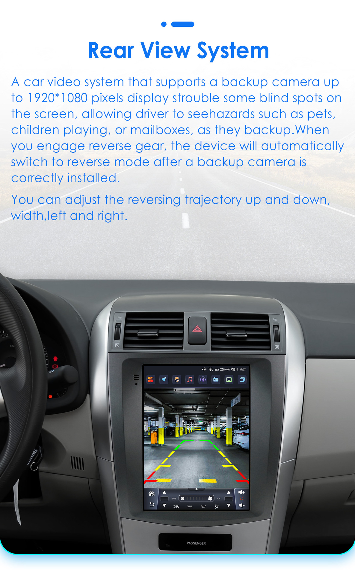 Suitable for 06-13 Toyota Corolla Toyota Corolla Large-Screen Central Control All-In-One Car Navigation