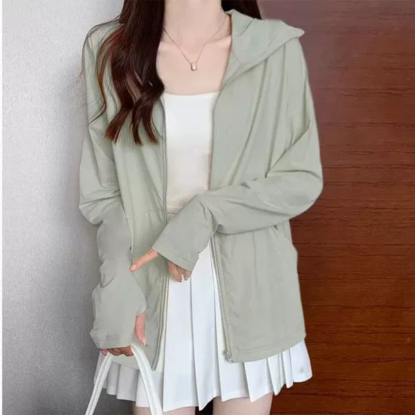 【Ice Bean Green】Ice-high elastic fabric