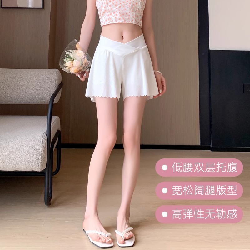 孕妇安全裤防走光夏季薄款速干修身外穿配裙子低腰款宽松打底短裤