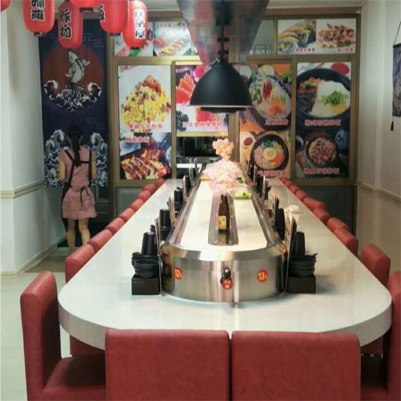 供应 回转火锅设备 回转输送设备  自助火锅寿司拉带 可提供尺寸