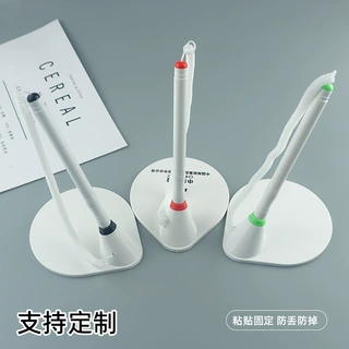 商务办公台笔定制固定签字圆珠笔可印LOGO台式银行柜台广告签字笔